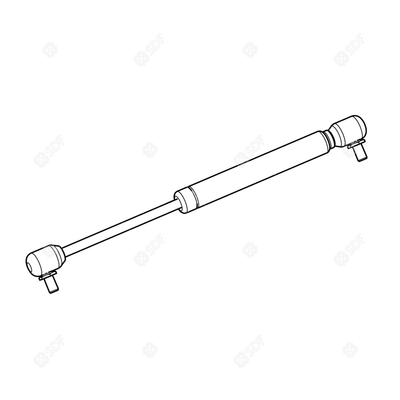 Pièces agricoles - Cabine et structure - AMORTISSEUR Deutz-Fahr origine
