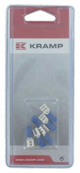 Pièces agricoles - Eclairage - Cosse plate femelle, bleue 6,3x0,8mm - 1,5-2,5mm² (6)