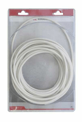 Pièces agricoles - Electricité - Câble électrique blanc 2 x 0,75mm², 10m (1)