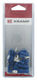 Kit de bornes à sertir bleu (34)