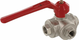 Vanne bois.sph.3v. T 3/8" f/f