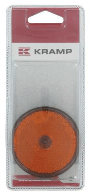 Pièces agricoles - Eclairage - Réflecteur rond orange Ø60mm (2)