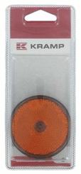Pièces agricoles - Eclairage - Réflecteur rond orange Ø60mm (2)