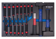Module mousse + PP 17 outils de frappe