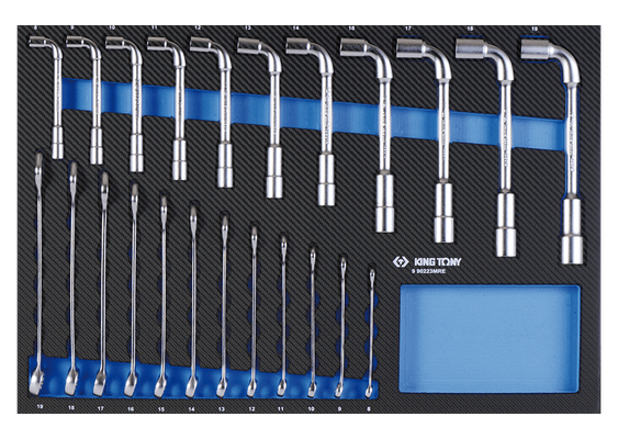 Outils - Outils divers - Module Mousse + PP 23pcs clés mixtes et à pipe