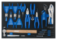 Module mousse + PP pinces et outils de frappe 17 pièces