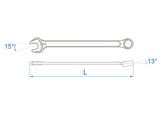 Outils - Outils divers - Blister de clé mixte ultra légère 11mm