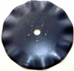 Disque de chemisage ondulé