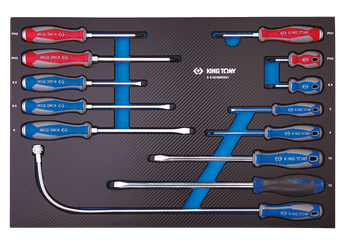 Outils - Outils divers - Module mousse + PP 13 pièces Tournevis- Doigt magnétique