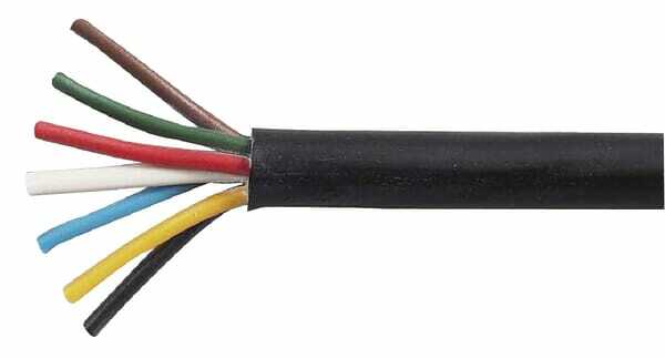 Pièces agricoles - Electricité - Câble de remorque PVC 7x1,5 mm