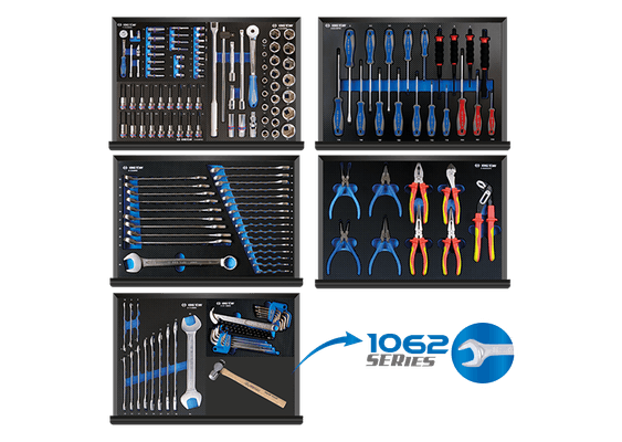 Outils - Outils divers - Composition 166 outils plateaux EVAWAVE