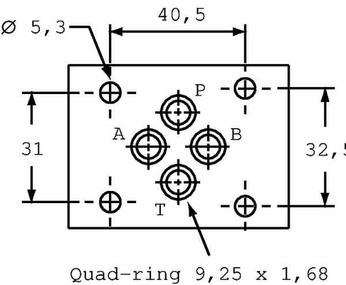 Pièces agricoles - Hydraulique - Limiteur pression NG6 A, B > T