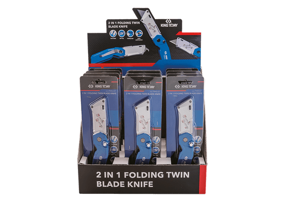 Outils - Outils divers - Cutter pliant double lames