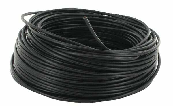 Pièces agricoles - Electricité - Câble 1x2,5 mm noir
