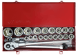 Coffret de douilles 3/4" 25 pièces