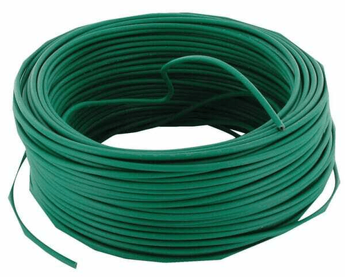 Pièces agricoles - Electricité - Câble 1x1,5 mm vert