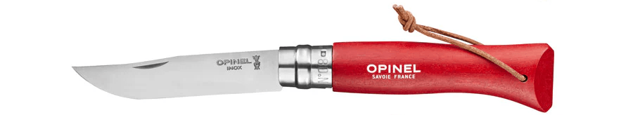 Loisirs - Loisirs divers - COUTEAU OPINEL BAROUDEUR N°8 ROUGE