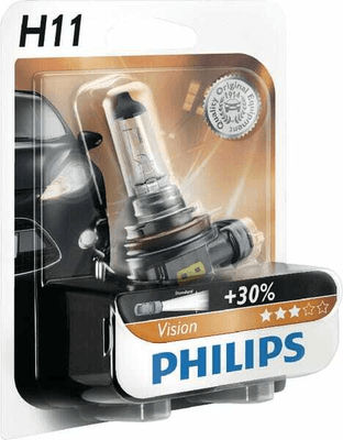 Pièces agricoles - Eclairage - Ampoule halogène H11 12V 55W PGJ19-2 Philips