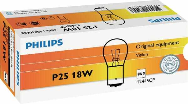 Pièces agricoles - Eclairage - Ampoule conventionnelle 12V 18W BA15s Philips