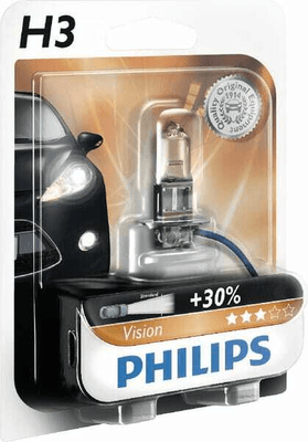 Pièces agricoles - Eclairage - Ampoule halogène H3 12V 55W PK22s blanc Philips