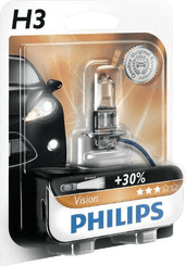 Pièces agricoles - Eclairage - Ampoule halogène H3 12V 55W PK22s blanc Philips