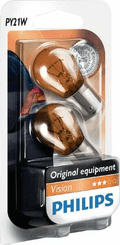 Pièces agricoles - Eclairage - Ampoule poire conventionnelle PY21W 12V 21W BAU15s ambre Philips