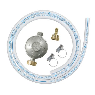 Equipement exterieur - Réchauds gaz - DETENDEUR GAZ BUTANE+TUYAU GAZ 6X12 1M50