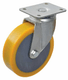 Roue pivot.+roul. billes 200mm