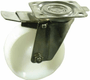 Roue pivotante, roue en polyamide : Ø100x35mm, with brake, Acier inoxydable Fixation de plaque: 105x85mm Load: 150kg, Ro-Carr