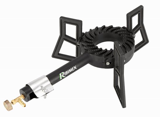 Equipement exterieur - Réchauds gaz - RECHAUD GAZ 3 PIEDS FONTE BRULEUR FONTE 8000W