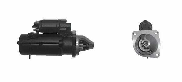 Pièces agricoles - Eclairage - Démarreur 12V 3,0kW 10 dents, CW, Mahle