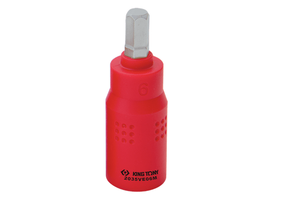 Outils - Outils divers - Douille tournevis isolée 1/4" 6pans 5mm