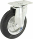 Roue pivotante, roue en polyuréthane : Ø135x50mm, Fixation de plaque: 200x110mm Load: 250kg, Ro-Carr