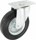 Roue pivotante, roue en polyuréthane : Ø280x70mm, Fixation de plaque: 200x160mm Load: 400kg, Ro-Carr