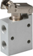 Vanne 3/2 levier à galet, 1/8"