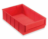 Conteneur polypropylène rouge 3,4L 300x183x81mm Hünersdorff