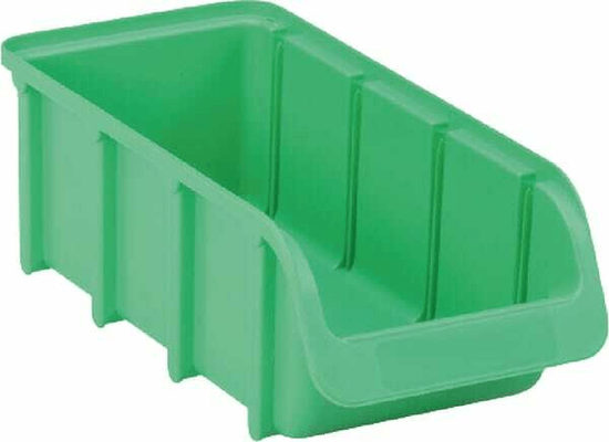 Pièces agricoles - Outils atelier - Boîte de rangement 100x215x75mm, capacité 1l, polypropylène vert, Linbin no.2L de Hünersdorff