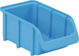 Boîte de rangement 100x165x75mm, capacité 0,73l, polypropylène bleu, Linbin no.2 de Hünersdorff