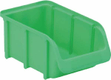 Boîte de rangement 100x165x75mm, capacité 0,73l, polypropylène vert, Linbin no.2 de Hünersdorff