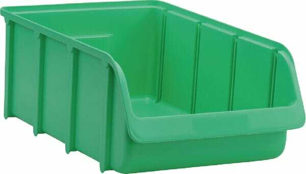 Pièces agricoles - Outils atelier - Boîte de rangement 315x495x185mm, capacité 19,27l, polypropylène vert, Linbin no.5 de Hünersdorff