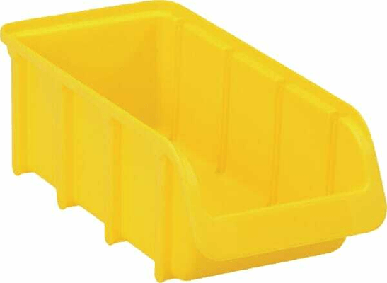 Pièces agricoles - Outils atelier - Boîte de rangement 100x215x75mm, capacité 1l, polypropylène jaune, Linbin no.2L by Hünersdorff