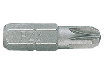 Outils - Outils divers - Embout tournevis 1/4" Pozidriv n°0