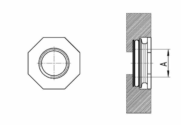 Pièces agricoles - Pièce pneumatique - Cartouche filetée