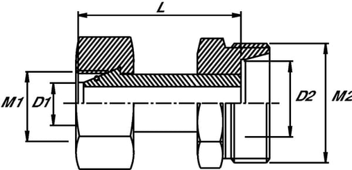 Pièces agricoles - Hydraulique - Raccord 30S - 35L