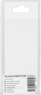 Pièces agricoles - Pièce pneumatique - Raccord rapide Orion 8 mm (2)