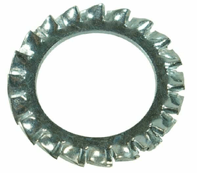 Pièces agricoles - Fasteners - Rondelle frein dentelée M4x8x0,5mm, Acier inoxydable A2 DIN 6798 Kramp