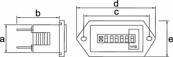 Pièces agricoles - Eclairage - Indicateur de charge batterie