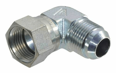 Pièces agricoles - Hydraulique - Raccord coude orientable JIC/UNF 1/2