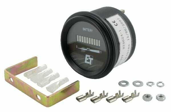Pièces agricoles - Eclairage - Indicateur de charge batterie Ø51mm 24V