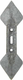 Soc double cœur Ø12 E45/75
